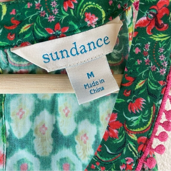 Sundance Floral Scoop Neck Tank Size Medium - Picture 10 of 12